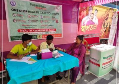 Health Awareness Camp at Naktala Ananda Ashram