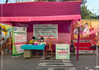 Health Awareness Camp at Naktala Ananda Ashram