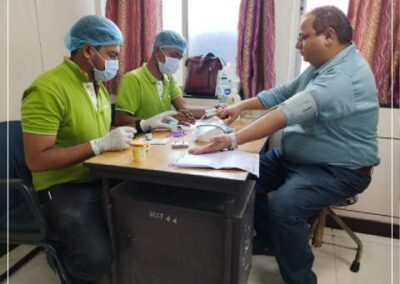 Health Awareness Camp at Naktala Ananda Ashram