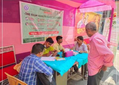 Health Awareness Camp at Naktala Ananda Ashram